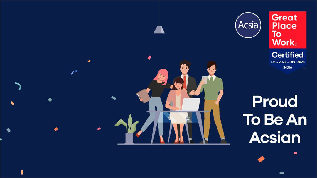 Acsia Technologies erhält die internationale Great Place To Work (GPTW) Zertifizierung